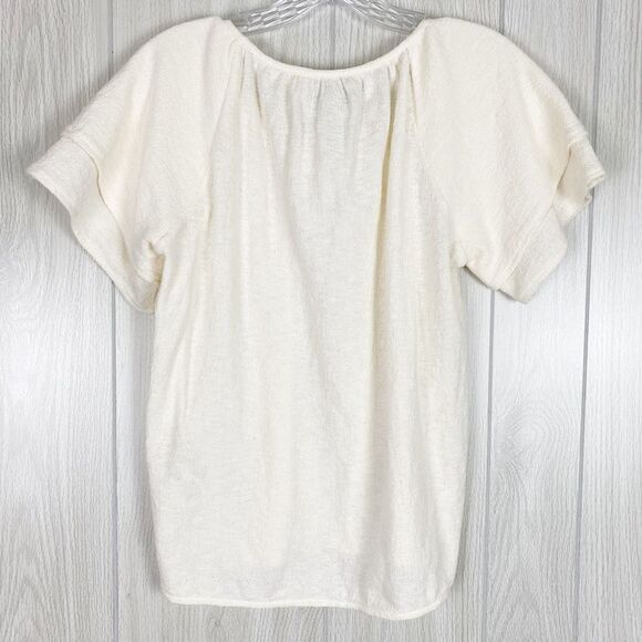 Madewell | Texture & Thread Tiered Sleeve Top Size X Small - Picture 2 of 9